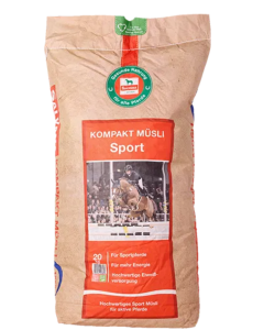 SALVANA KOMPAKT MÜSLI SENIOR 20 kg. 
Mineralisiertes Senior Müsli für alte Pferde