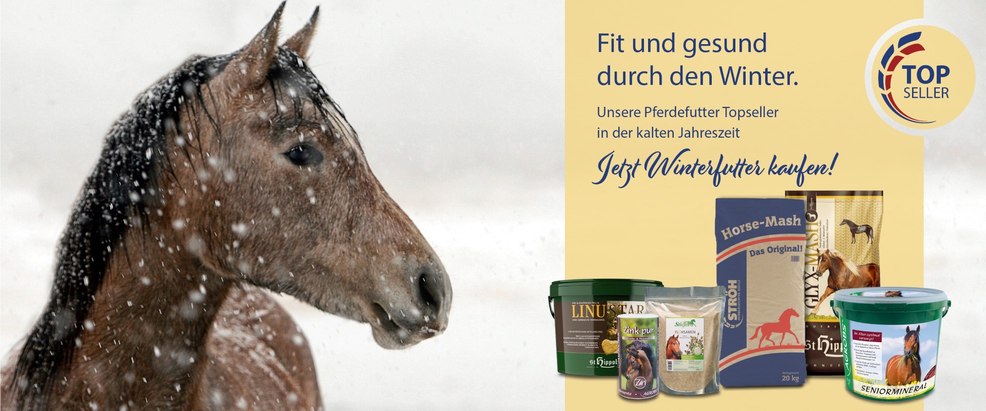 Winterfutter für Pferde und Ponies